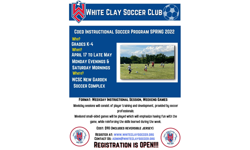 WCSC 2023 Spring Rec Information